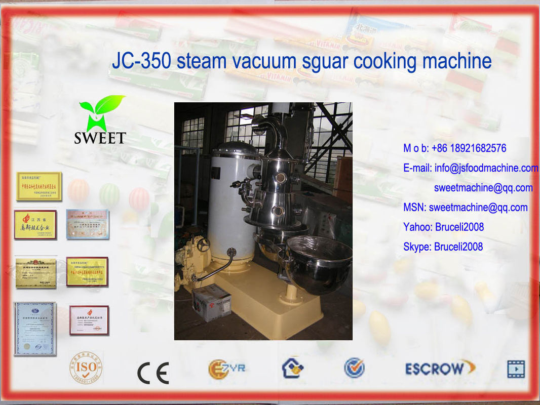 continuous vacuum sugar cooking machine
